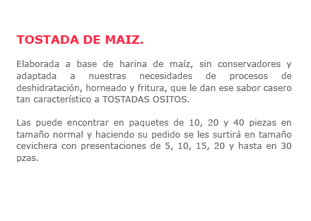 texto tostada